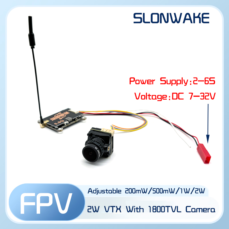 SLONWAKE 5.8G 56CH 2W передатч – обзор и цена Drone Transmitter